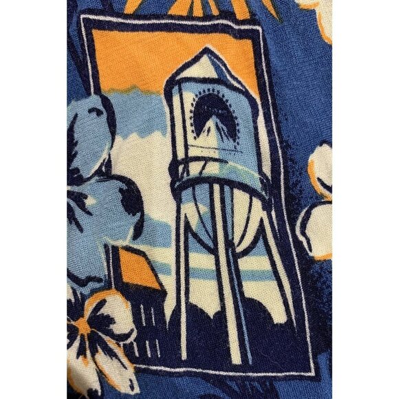 Vintage PARAMOUNT PICTURES Single Stitch Hawaiian Shirt Movie Biz Collectible - Picture 7 of 10